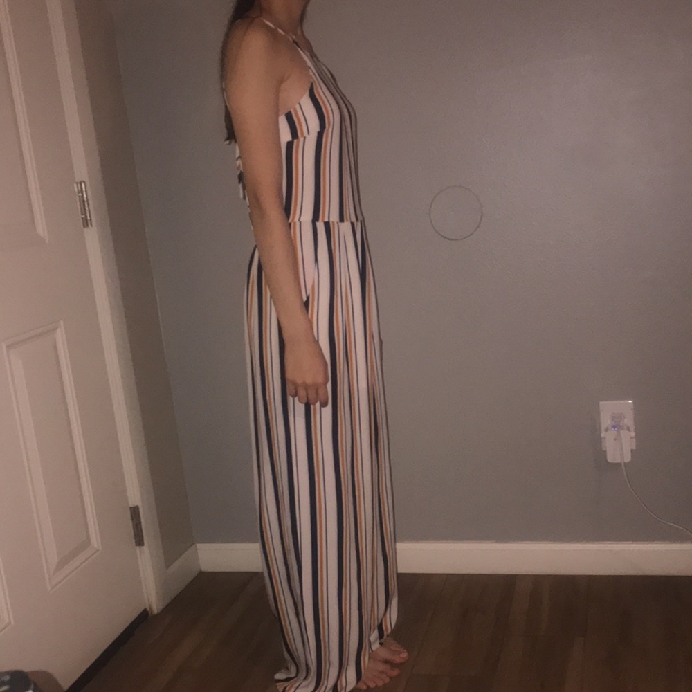 MmMmMm Striped Wide Legs Jumpsuit - Picture 3 of 7